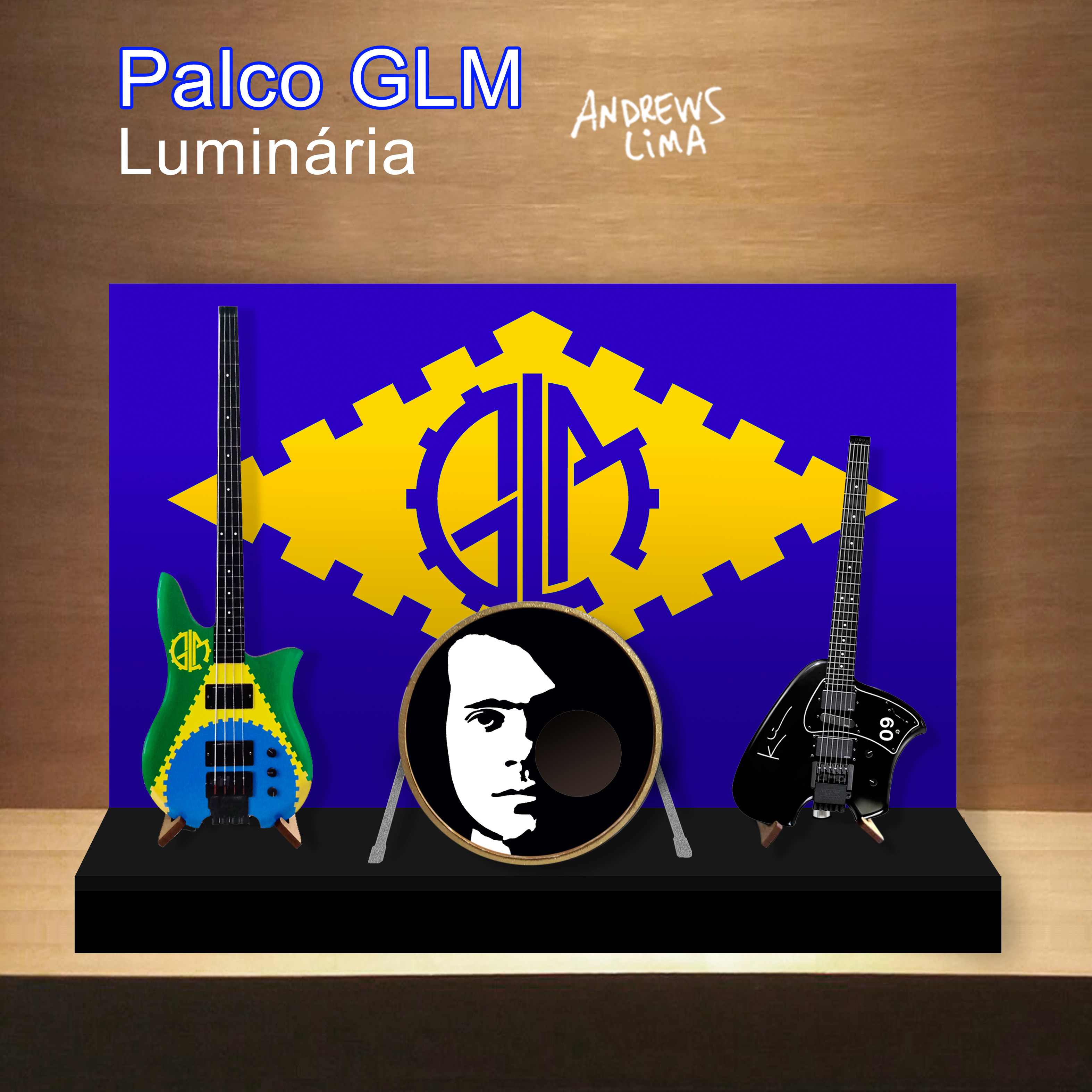 Palco com Luminária - Tour GLM