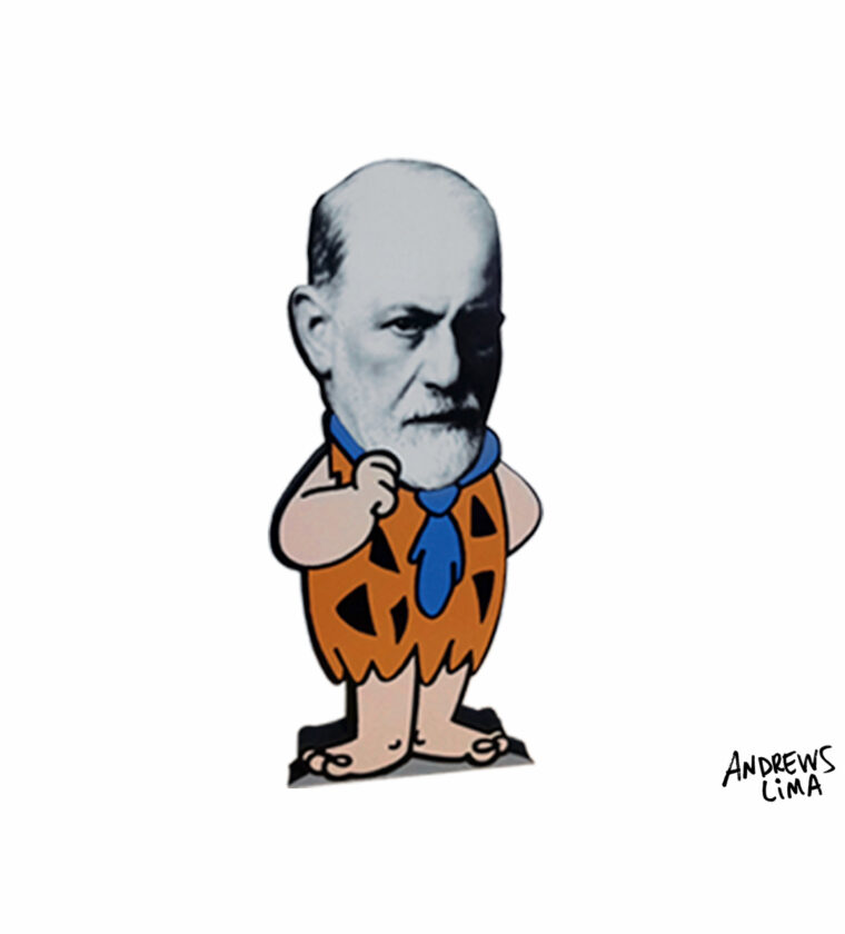 Boneco Freud Flintstone