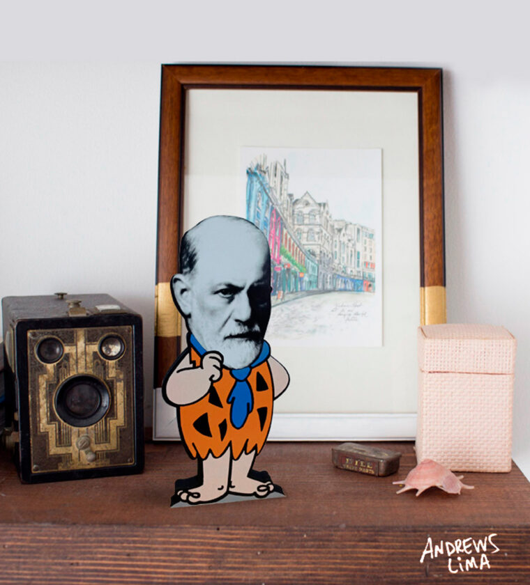 Boneco Freud Flintstone