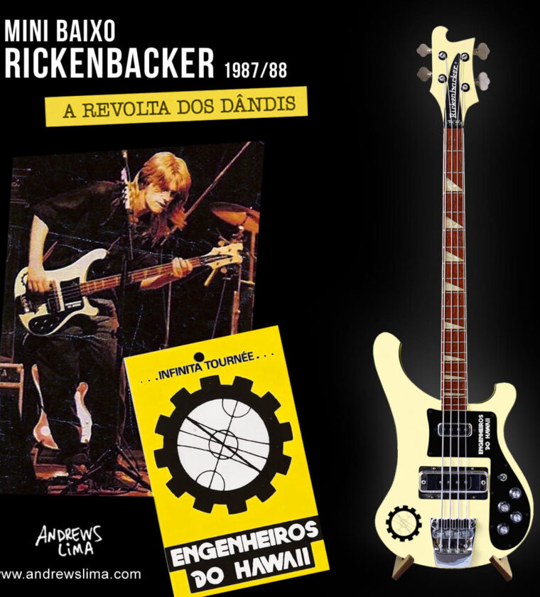 Mini Baixo Rickenbacker 1987