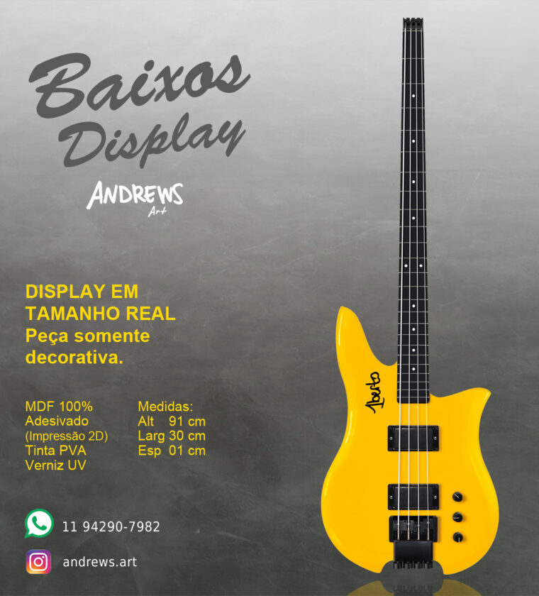 Display Amarelo 1berto