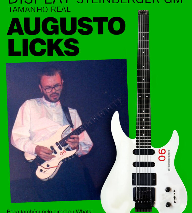 Display Guitarra Steinberger - Augusto Licks